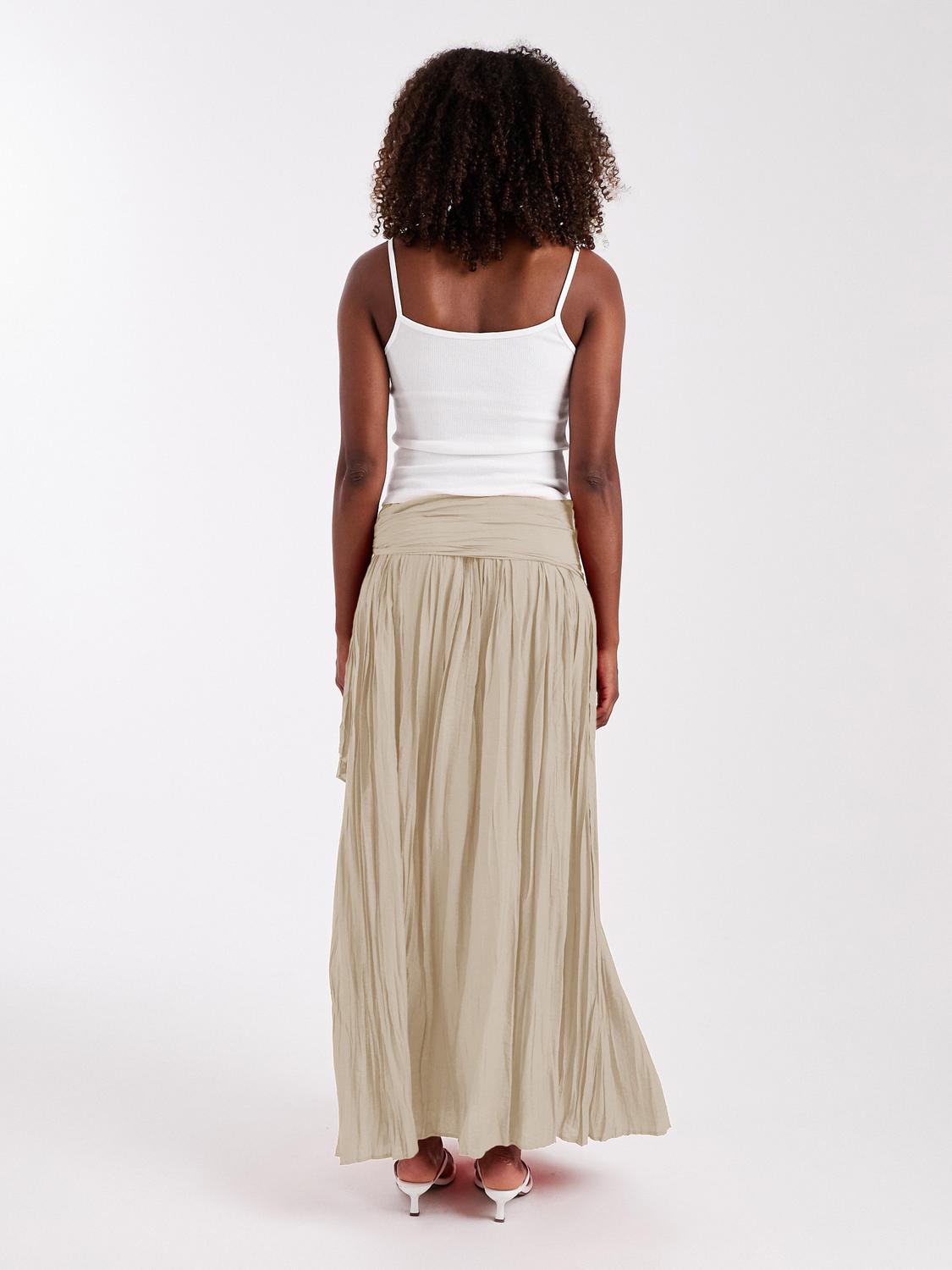 TSNAYA Long skirt - Natural